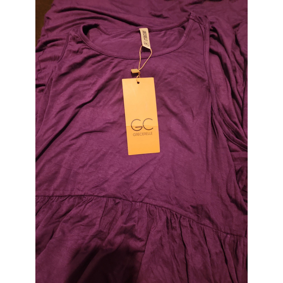 GRECERELLE Women's Sleeveless Racerback Maxi Long - Picture 5 of 5